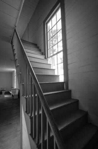 1861: Stairs to Slave Gallery, China Grove Methodist Church. Walthall County, Mississippi.