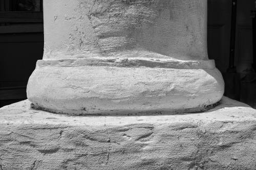 1834: Vernacular Column, West Feliciana Railroad Building. Woodville, Mississippi