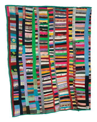 Improvisational Strip Quilt
