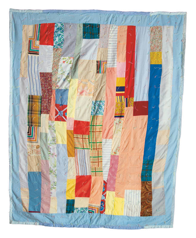 Strip Tacked Quilt