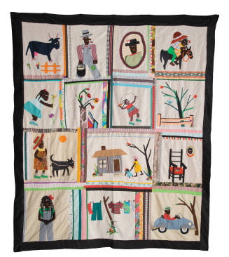 Folk Scenes Quilt