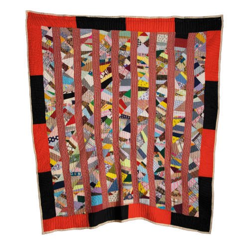 Improvisational Strip Quilt
