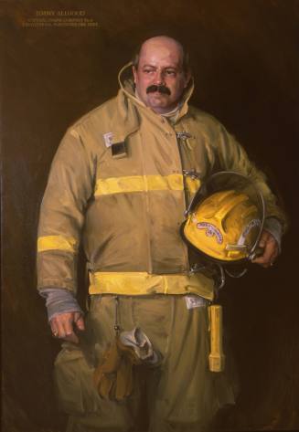 Portrait of Captain Jimmy Allgood, Captain Engine No. 4, Lafayette County Volunteer Fire Department