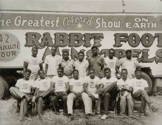Group Portrait of the Rabbit Foot Minstrels