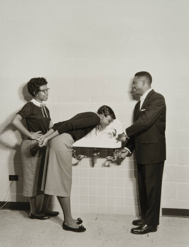 Students Enjoying a First Class Fountain at Coleman High