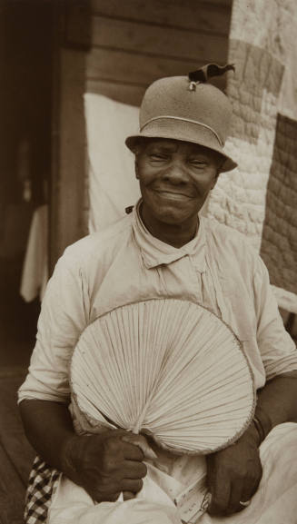 Hat, fan, and quilts, Jackson