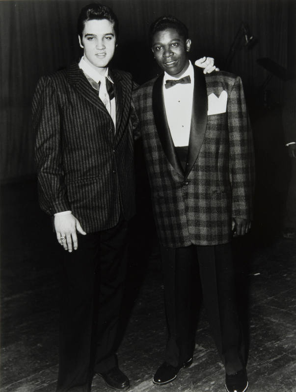 Elvis Presley with B.B. King, "The Two Kings", Goodwill Review, Memphis, TN